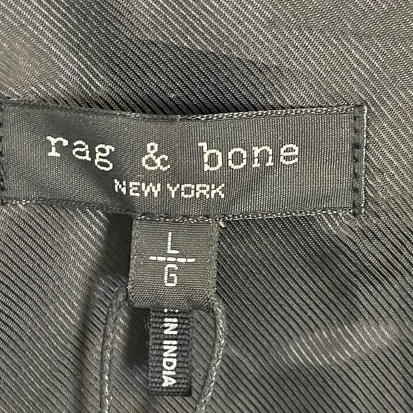 Rag and bone Kaye Leather shirt Jacket. 90’s Monica Leather Shacket Large NWT - Picture 8 of 11